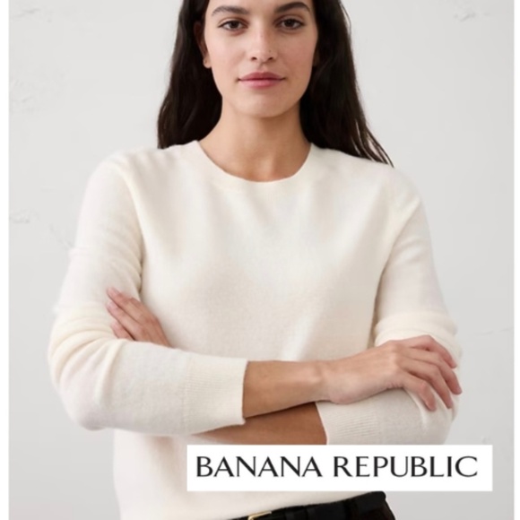 Banana Republic Cream Cashmere sweater, XL, GP1506 - Picture 1 of 3
